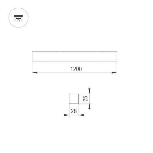  SNAP-STARLINE-FLAT-S1200-26W Day4000 (WH, 120 deg, 48V) (ARL, IP40 ),  4872