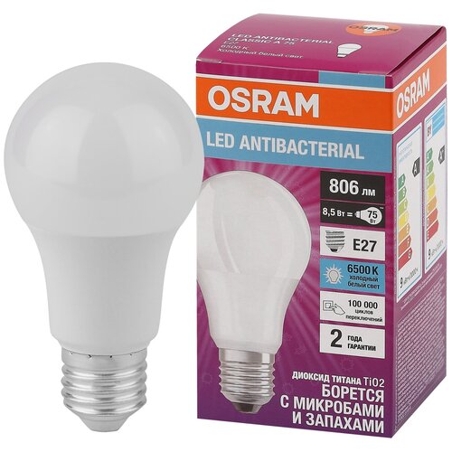  LCCLA 60 8,5W/865 230VFR E27 806lm - .  OSRAM,  251 Osram