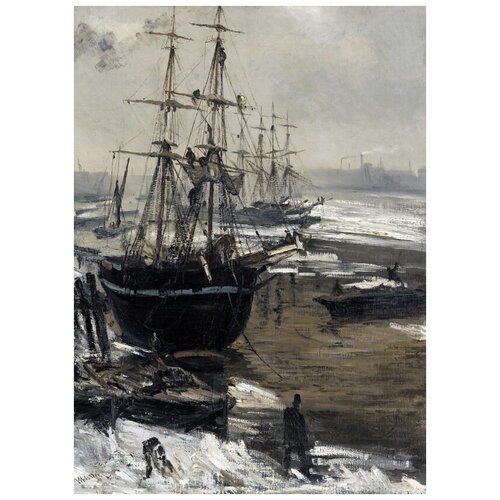       (The Thames in ice)   50. x 69.,  2530