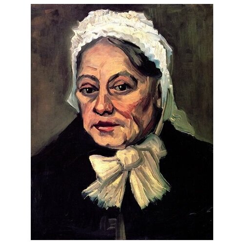        (Head of an Old Woman with White Cap The Midwife)    30. x 39.,  1210