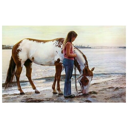       (Girl and horse) 2   48. x 30.,  1410