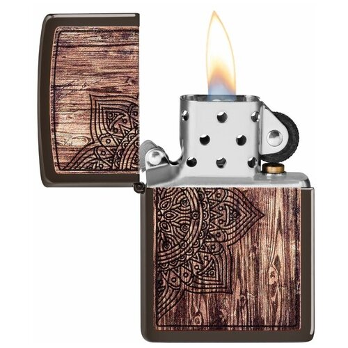    ZIPPO 49184   Brown Matte,  4730