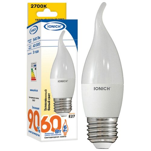   LED    6W E27 540 2700 220V IONICH (UNIVersal), . 1633,  122