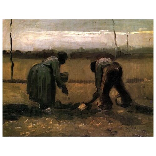         (Peasant and Peasant Woman Planting Potatoes)    64. x 50.,  2370