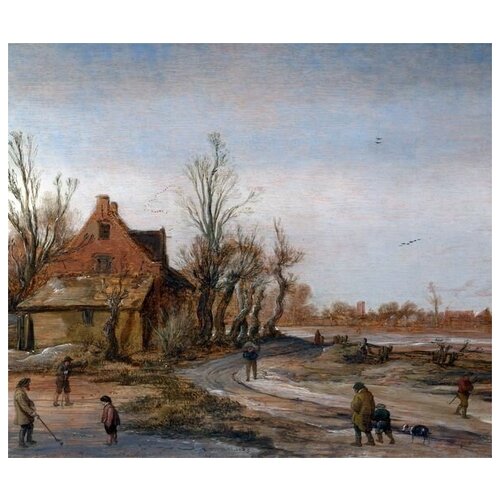      (A Winter Landscape)     47. x 40.,  1640