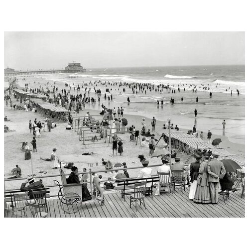        (Beach in Atlantic City) 1 65. x 50.,  2410