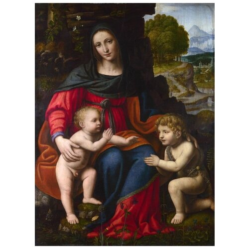         (The Virgin and Child with Saint John)   50. x 68.,  2480