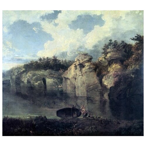       (Two Views of Plompton Rocks) Ҹ  67. x 60.,  2810