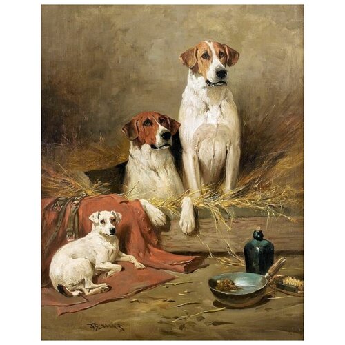       (Foxhounds and a Terrier)   50. x 64.,  2370