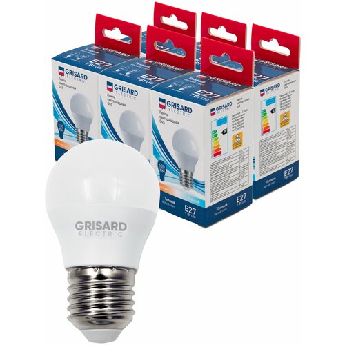 ����� ������������ GRISARD ELECTRIC ��� G45 E27 7�� 3000� 220�. ����� �������� 6 ����, ���� 650�