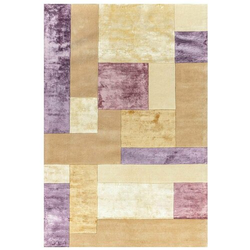   RIVIERA MONDRIAN-01-BEIGE-PURPLE 60 x 90,  27816