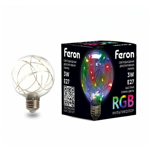    Feron LB-381 E27 3W RGB,  441 Feron