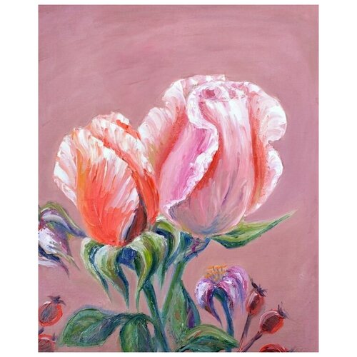      (Pink flowers) 6 30. x 37.,  1190