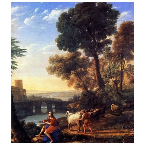         (Landscape with Apollo and Mercury)   40. x 46.,  1630