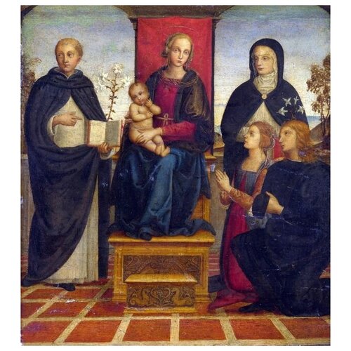         (The Virgin and Child with Saints) 2   40. x 44.,  1580