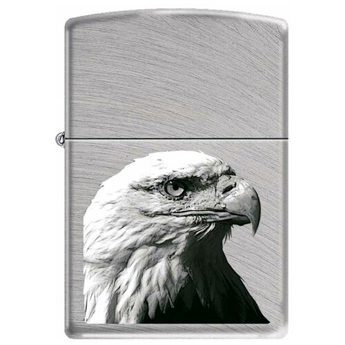    ZIPPO 24647 EAGLE HEAD   Chrome Arch - ,  4800