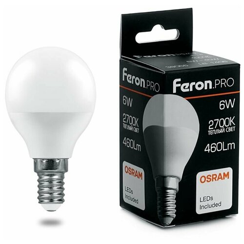   Feron.PRO LB-1406  E14 6W 2700K,  136