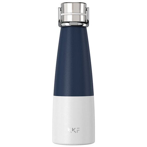   KKF Swag Vacuum Bottle 475  (S-U47WS) Blue/White,  1720 Kiss Kiss Fish