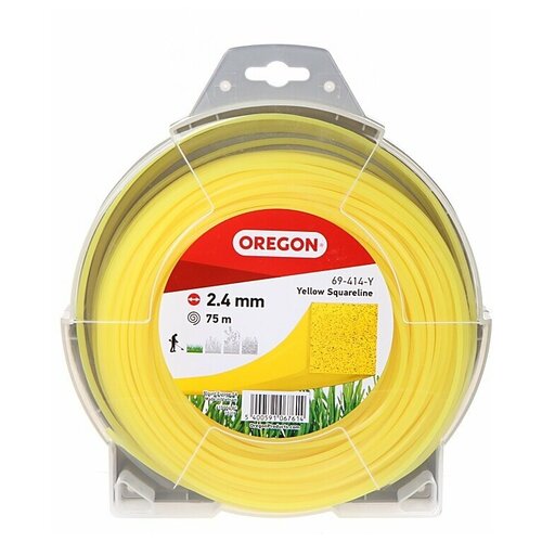  Oregon 2.4mm x 75m Yellow 69-414-Y,  1870