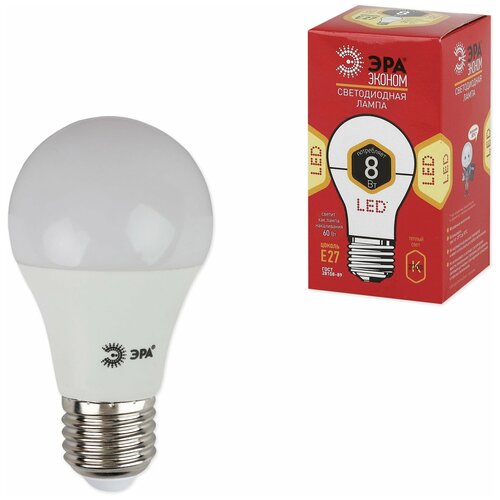   , 8 (60) ,  E27, ,   , 25000 ., LED smdA55\60-8w-827-E27ECO, A60-8w-827-E27,  115