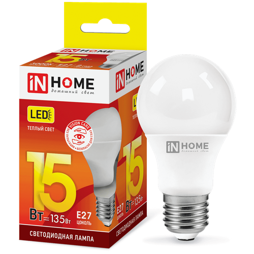   IN HOME LED-A60-VC 15 230 27 3000,  168