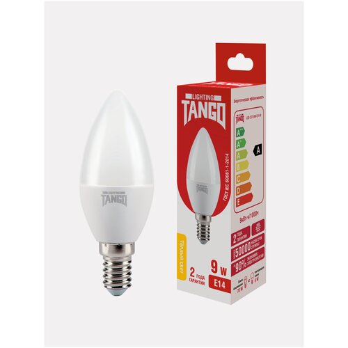   10  9W E14  3000K 220V (TANGO LED C37-9W-E14-N) TANGO,  703