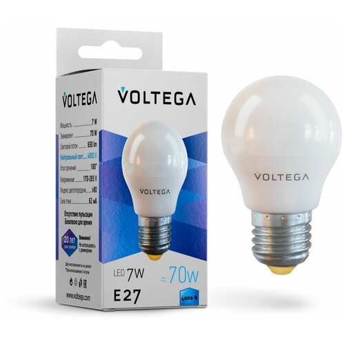  Voltega LED E27 7W 7053,  130