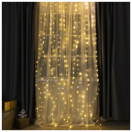 Luazon Lighting �������� �������� 2.8 ? 3 � ���� �� �������, IP20, ����������� ����, 300 LED, �������� ����� �����, ��������, USB, ���� 1466�