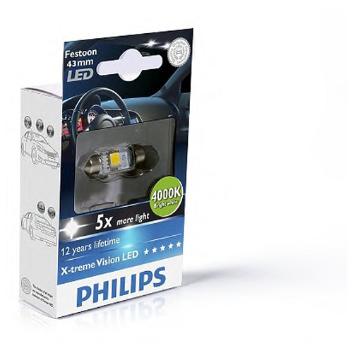  PHILIPS 129454000KX1  Fest 10.5x43 12V (1W) LED 4000K,  1462 Philips
