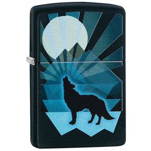    ZIPPO 29864 Wolf and Moon   Black Matte -   ,  5100