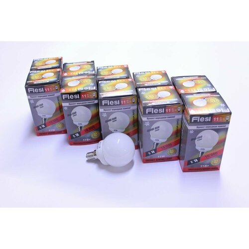 10. G60E1411W 4100K   Flesi globe 11W G60 E14 4100K   c 10/.,  400