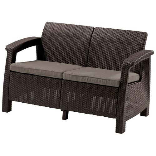 Keter Corfu Love Seat Brown,  17230