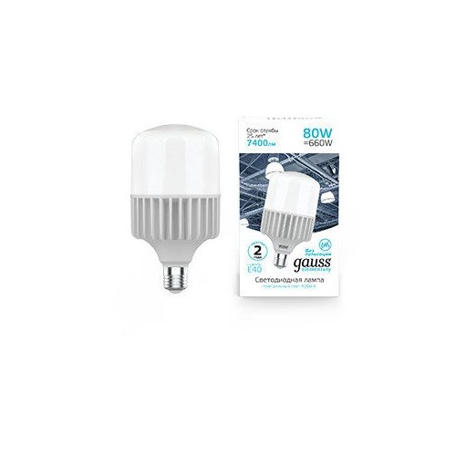 Gauss  Elementary T140 80W 6400lm 4000K E40 LED (. 63428),  3108