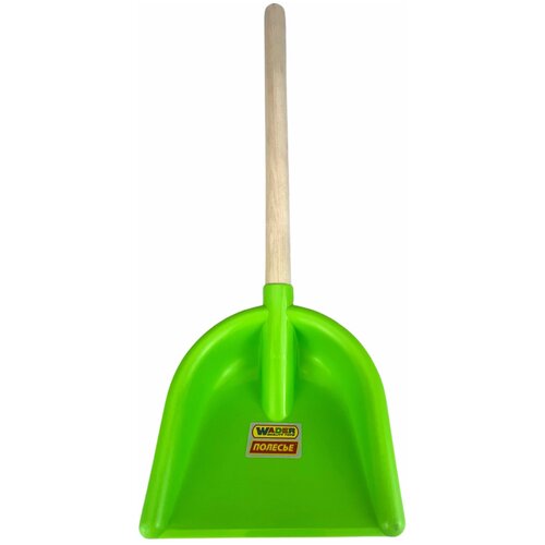 Лопата детская пластиковая для снега и песка деревянный черенок без ручки 40,5 см, цена 509р