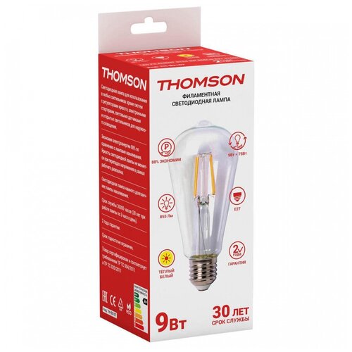 // Thomson    Thomson E27 9W 2700K    TH-B2107,  371