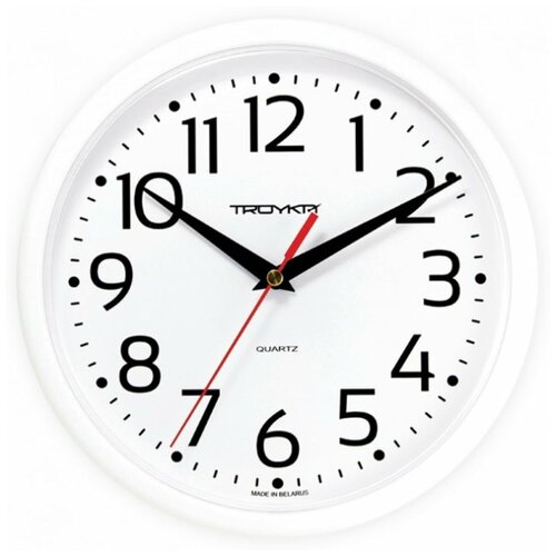 Часы настенные пластиковые, модель 02, диаметр 245 мм, 91910912, цена 816р