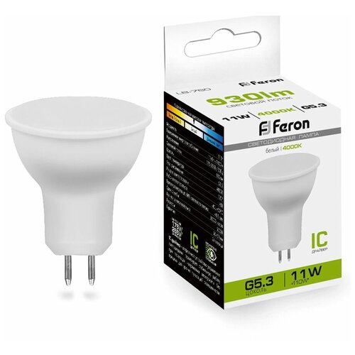   Feron LB-760 MR16 G5.3 11W 4000K,  108