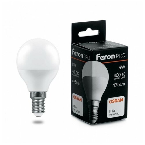 Feron  , (9W) 230V E14 6400K G45, LB-1409 1 .,  608