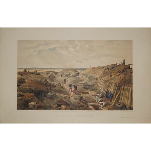 Walker E., лит. Сюжет Крымской войны: Ditch of the Bastion du Mat., цена 45500р
