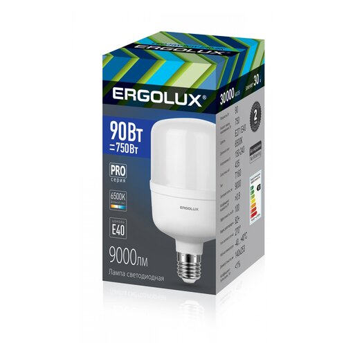   Ergolux Led-hw-90w-e40-6k  PRO 90 E40 6500 150-260 14332 .,  1488