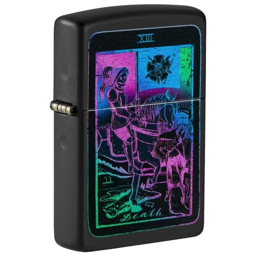    ZIPPO 49698 Tarot Card Design   Black Matte -  ,  5780