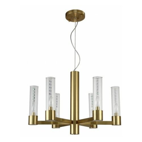  Crystal Lux OTONO SP6+1 BRASS/TRANSPARENTE (2633/307),  24900