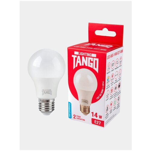   5 14W E27 A60 6500K 220V (TANGO LED 60-14W-E27-WW) TANGO,  441