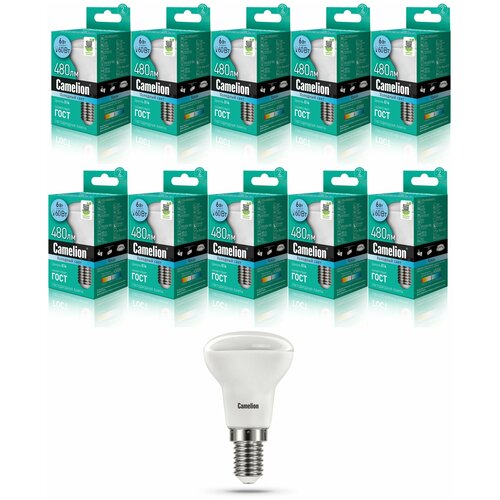   10   Camelion LED6-R50/845/E14,  1490