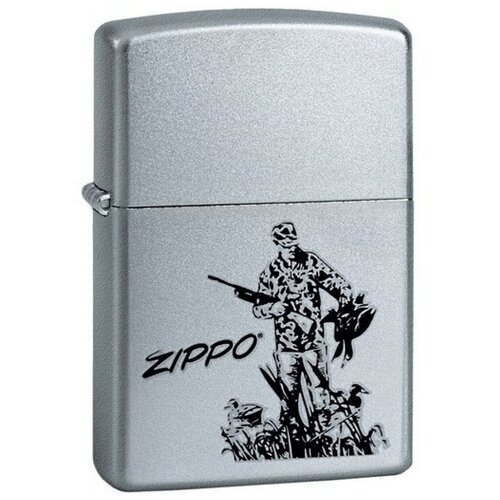    ZIPPO 205 Duck Hunting   Satin Chrome -   ,  4090