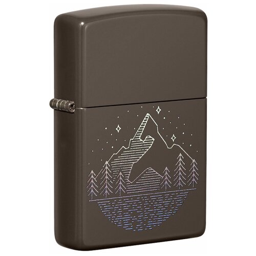    ZIPPO Classic 49633 Mountain Design   Brown - ,  4730