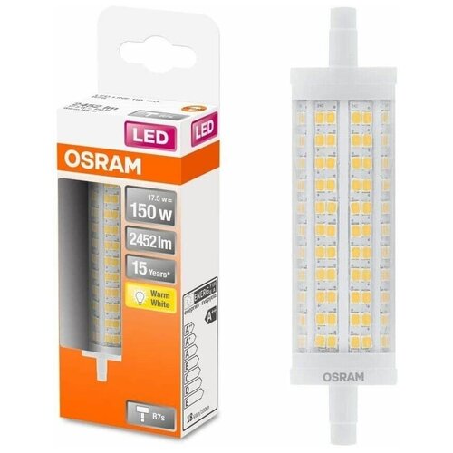   Osram Ledpli 118 17,5W/827 (150w) 2452lm 230V R7S 118*29  .,  5607