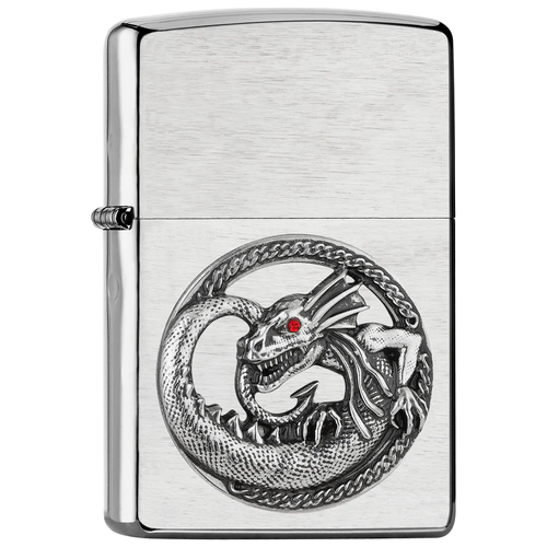   Zippo 2007134    swarovski Brushed Chrome,  12600