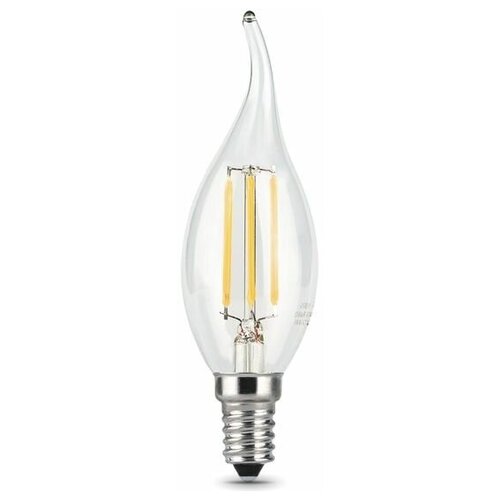   Gauss LED Filament Candle tailed dimmable E14 5W 4100K,  360