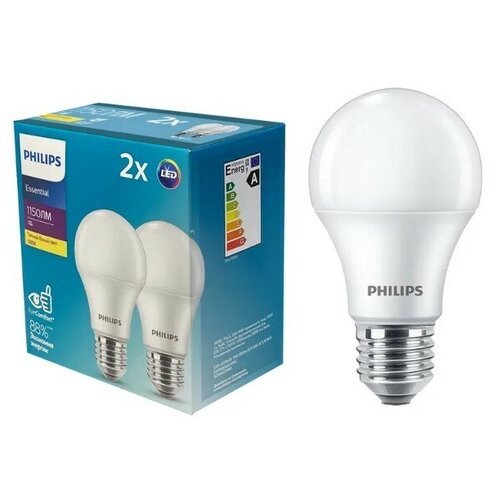   PHILIPS ESSLEDBulb 11W E27 3000K 1X2,  345